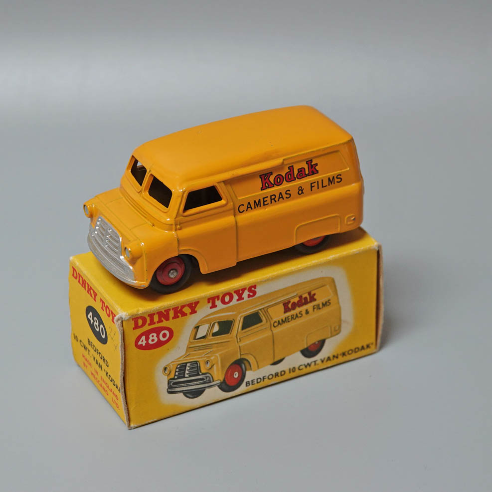 Dinky 480 Kodak Bedford 10 CWT Van in yellow 