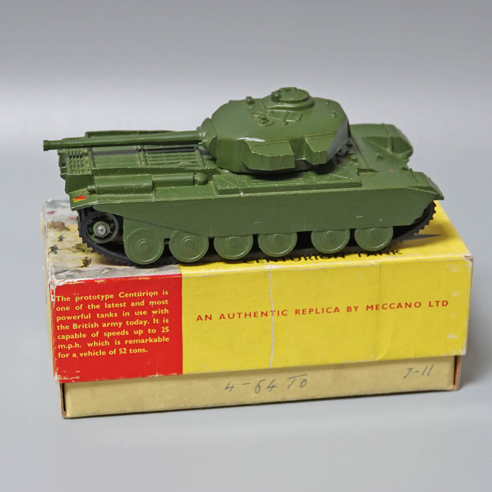 Dinky 651 Centurion Tank Yellow Box