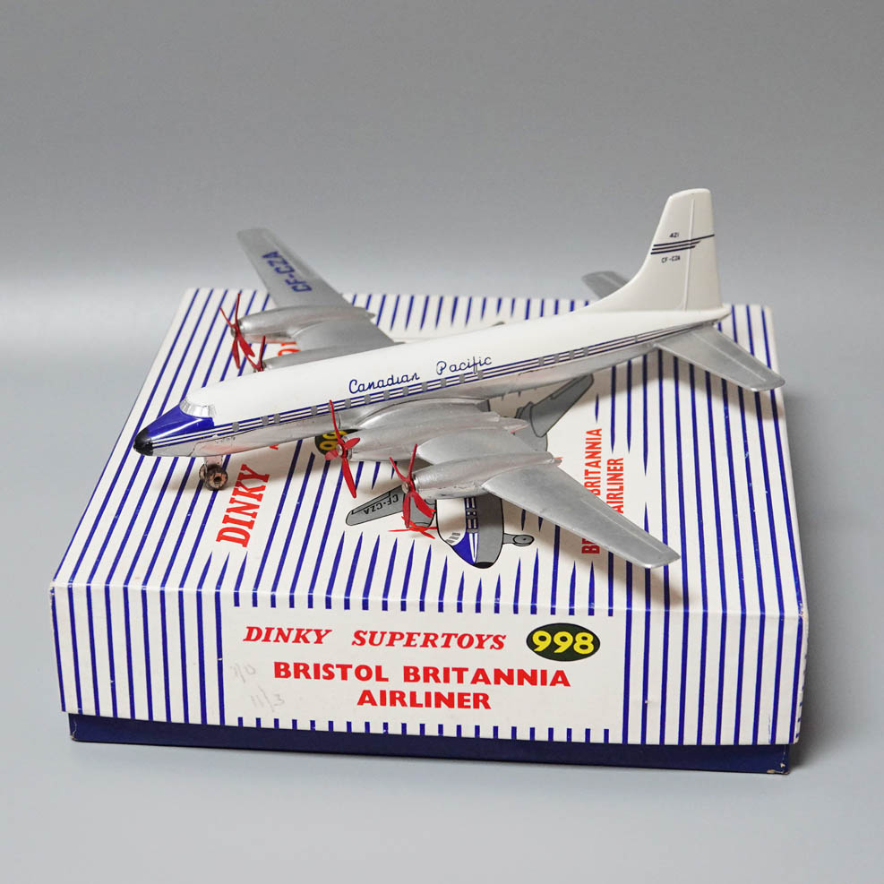 Dinky 998 Super Toy Bristol Britannia Canadian Pacific Silver