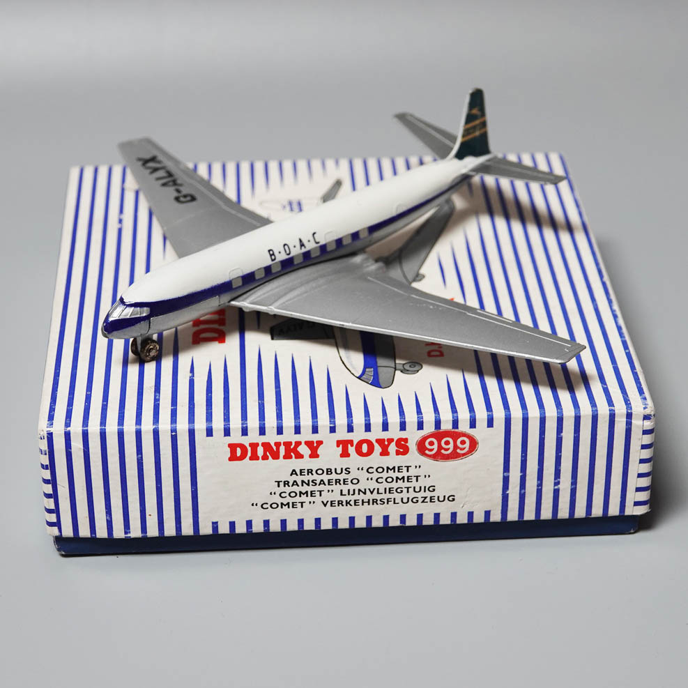 Dinky 999 DH Comet striped box