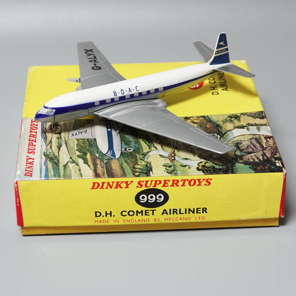 Dinky 999 DH Comet yellow box