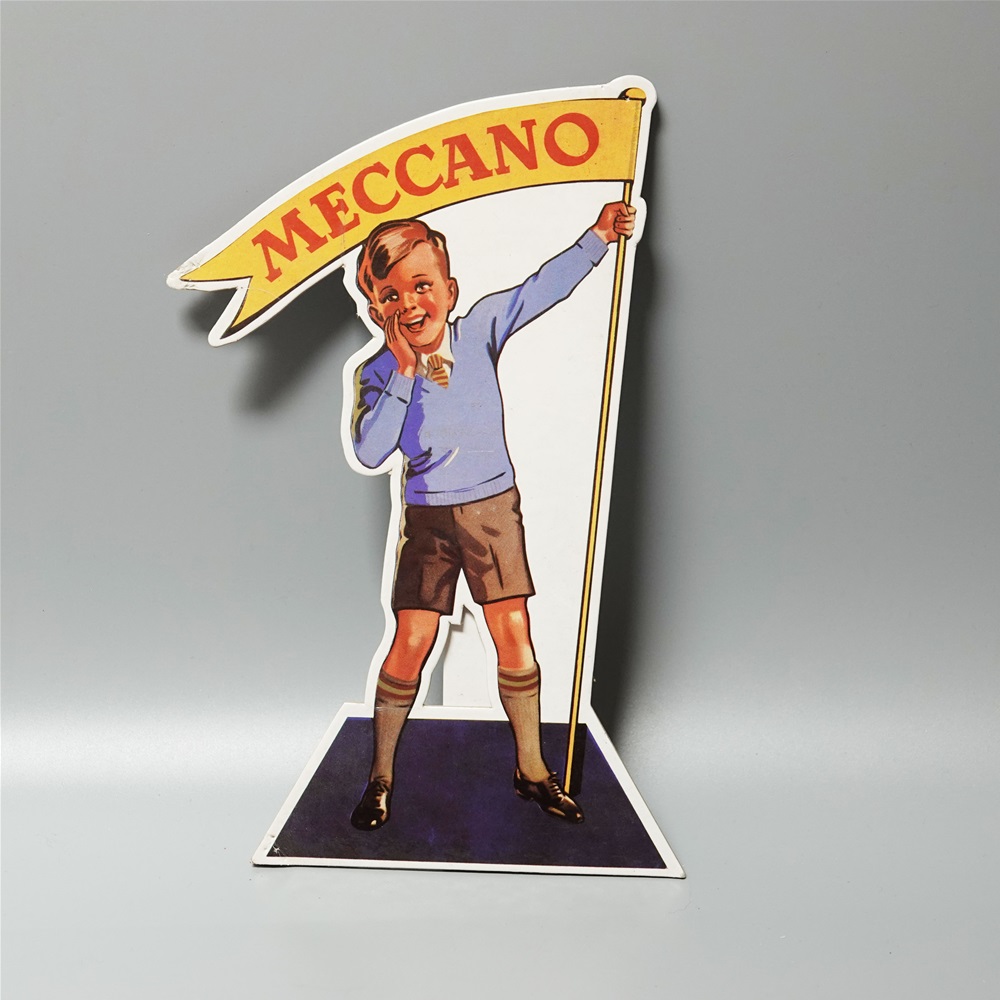 Meccano boy card display