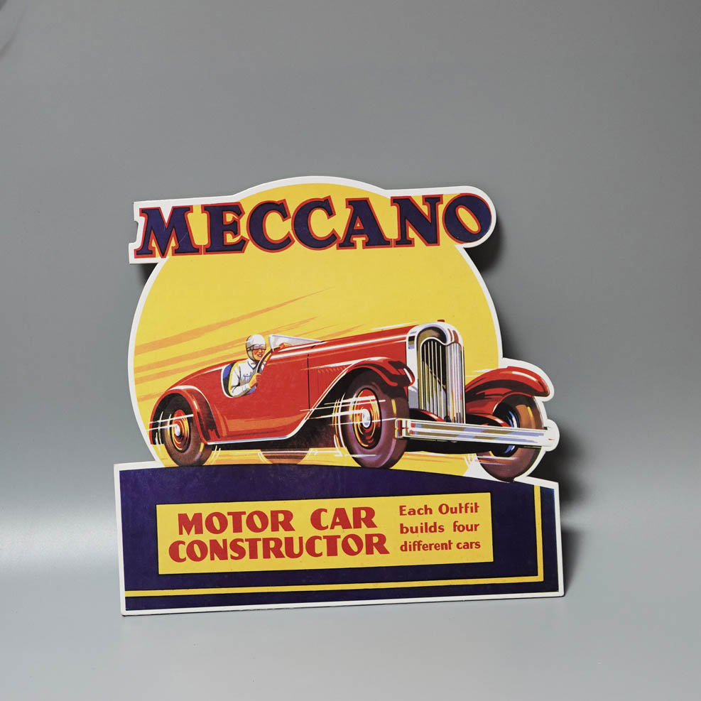 Meccano car card display