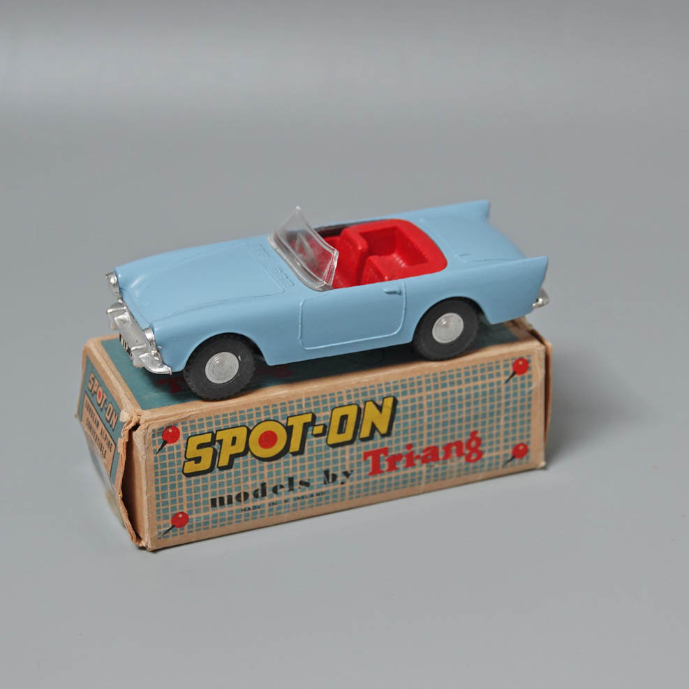 Spot-on 191 Sunbeam Alpine Convertible in blue